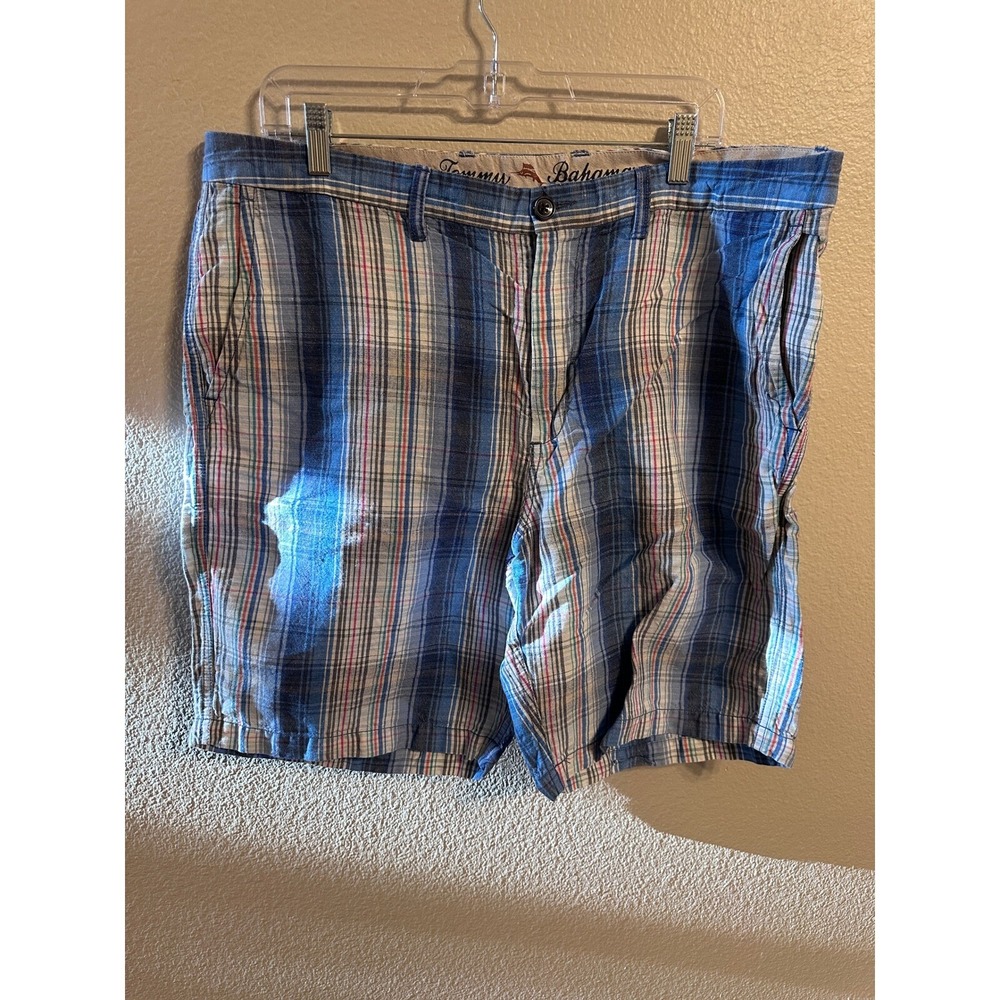 Tommy Bahama Plaid Shorts Casual Weekend Everyday Shorts Size 40